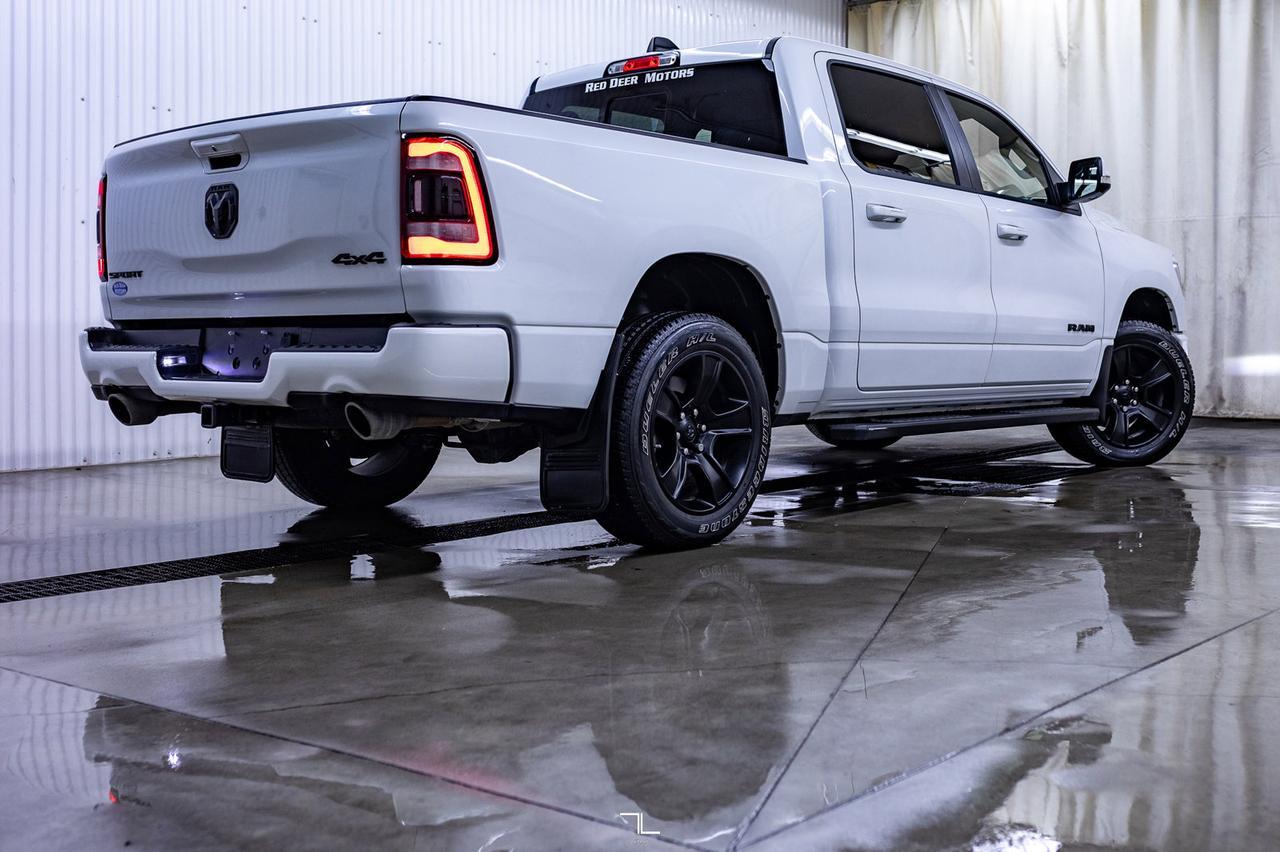 2022 Ram 1500 4x4 Crew Cab Sport Leather Nav BCam Red Deer AB
