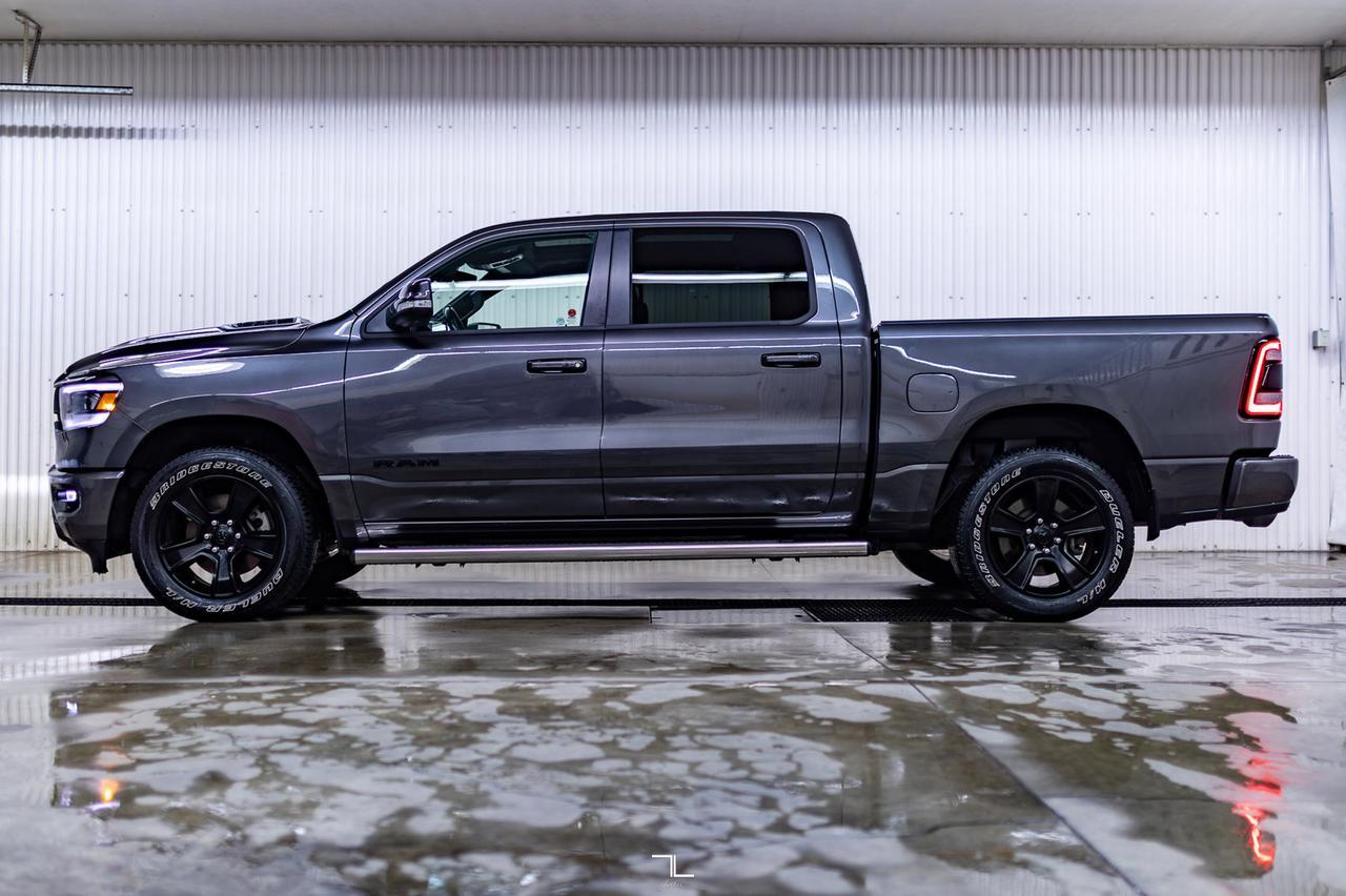 2022 Ram 1500 4x4 Crew Cab Sport Leather Roof Nav Red Deer AB