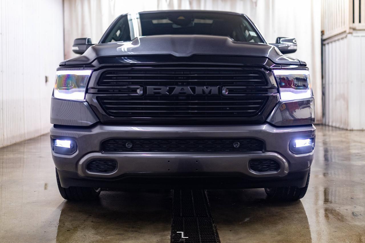 2022 Ram 1500 4x4 Crew Cab Sport Night Edition Leather Roof Nav Red Deer AB