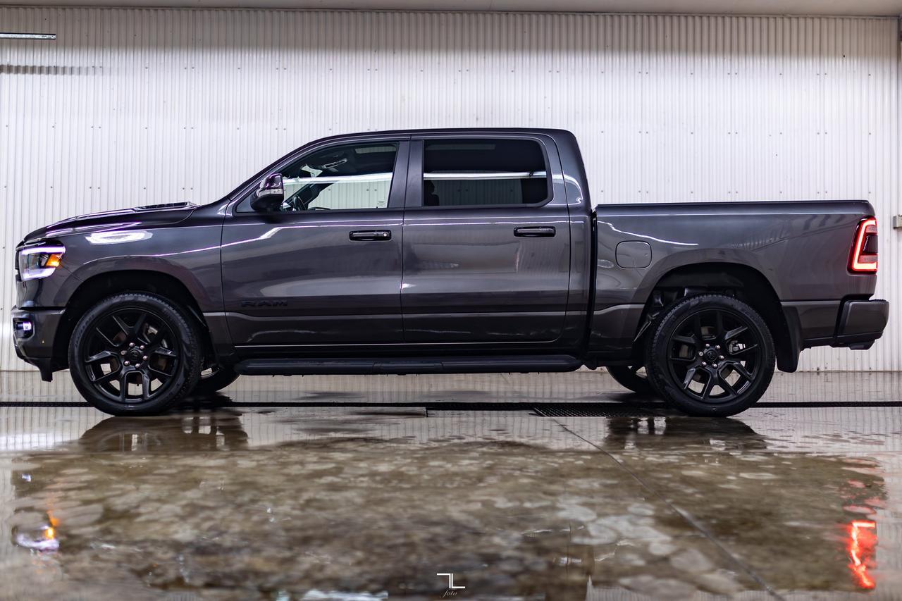 2022 Ram 1500 4x4 Crew Cab Sport Night Edition Leather Roof Nav Red Deer AB