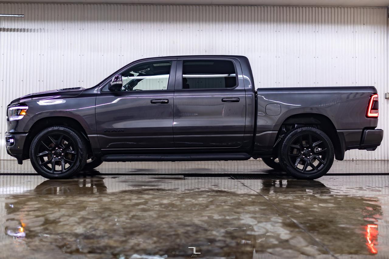 2022 Ram 1500 4x4 Crew Cab Sport Night Edition Leather Roof Nav Red Deer AB