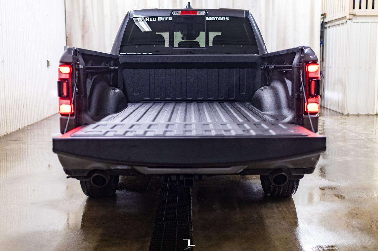 2022 Ram 1500 4x4 Crew Cab Sport Night Edition Leather Roof Nav Red Deer AB