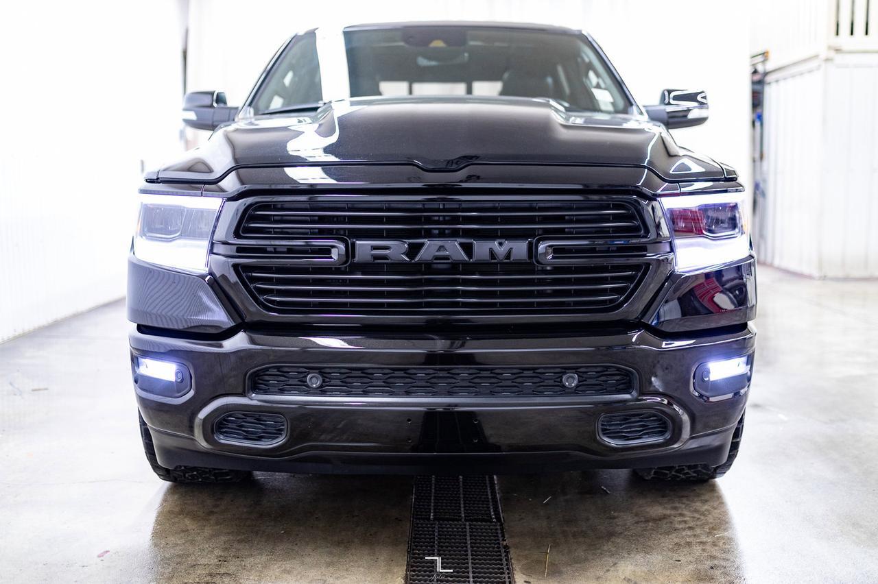 2022 Ram 1500 4x4 Crew Cab Sport Night Edition Leather Roof Nav Red Deer AB