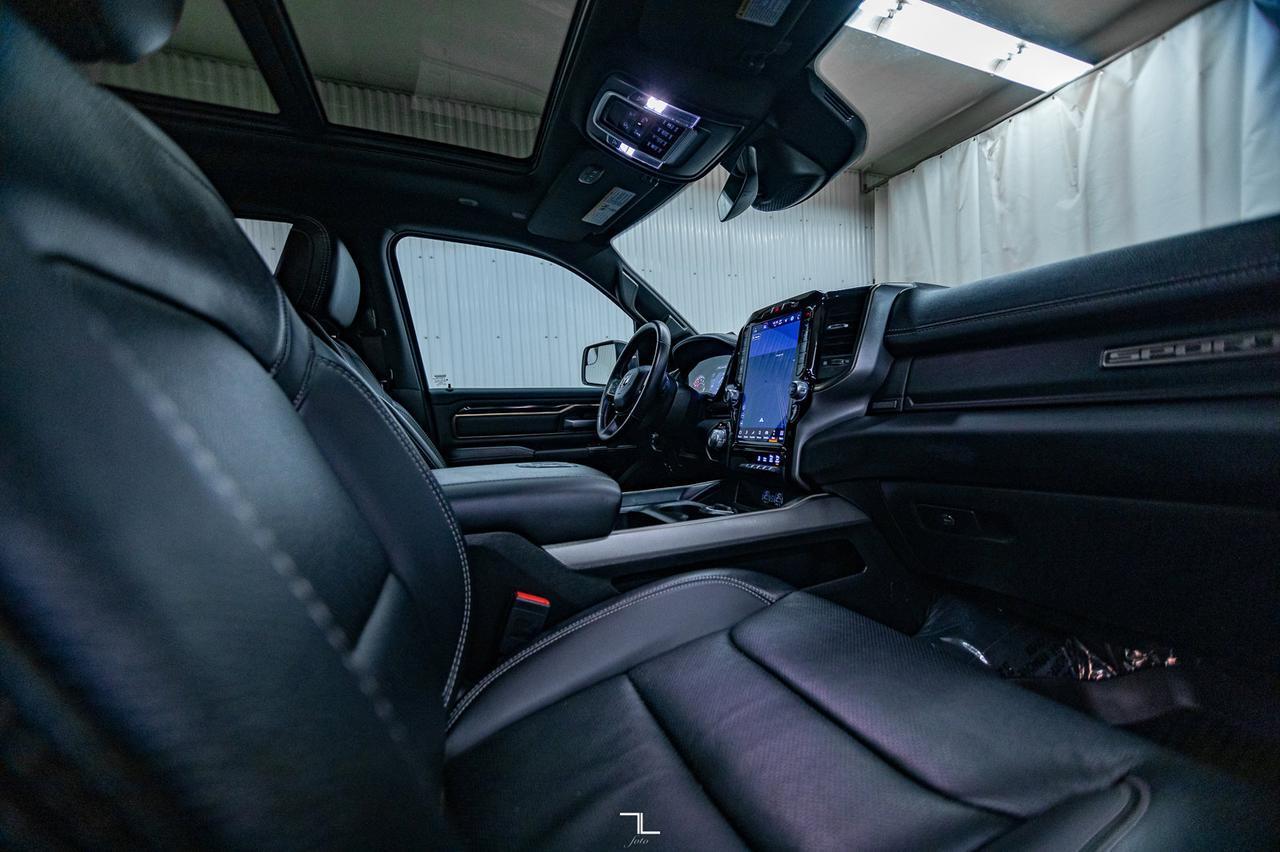 2022 Ram 1500 4x4 Crew Cab Sport Night Edition Leather Roof Nav Red Deer AB