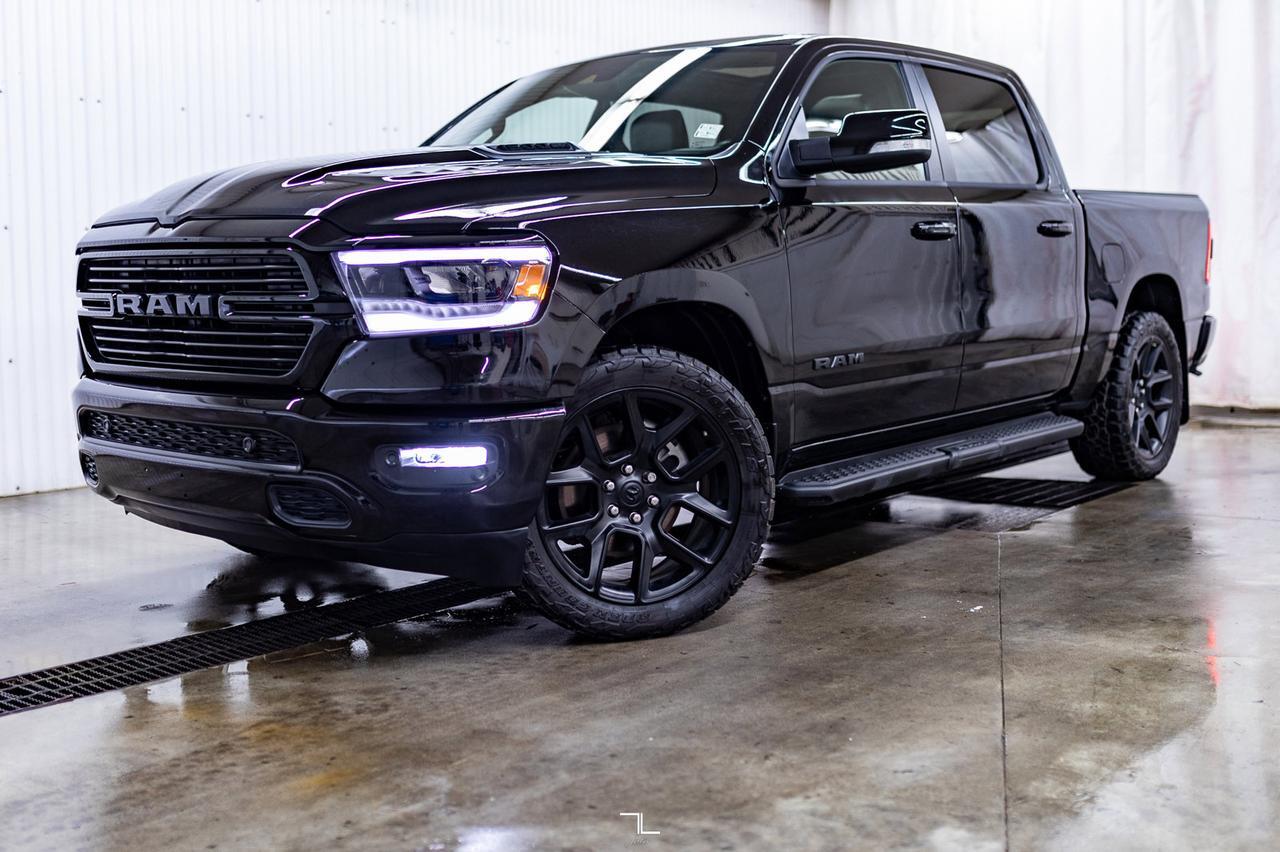 2022 Ram 1500 4x4 Crew Cab Sport Night Edition Leather Roof Nav Red Deer AB