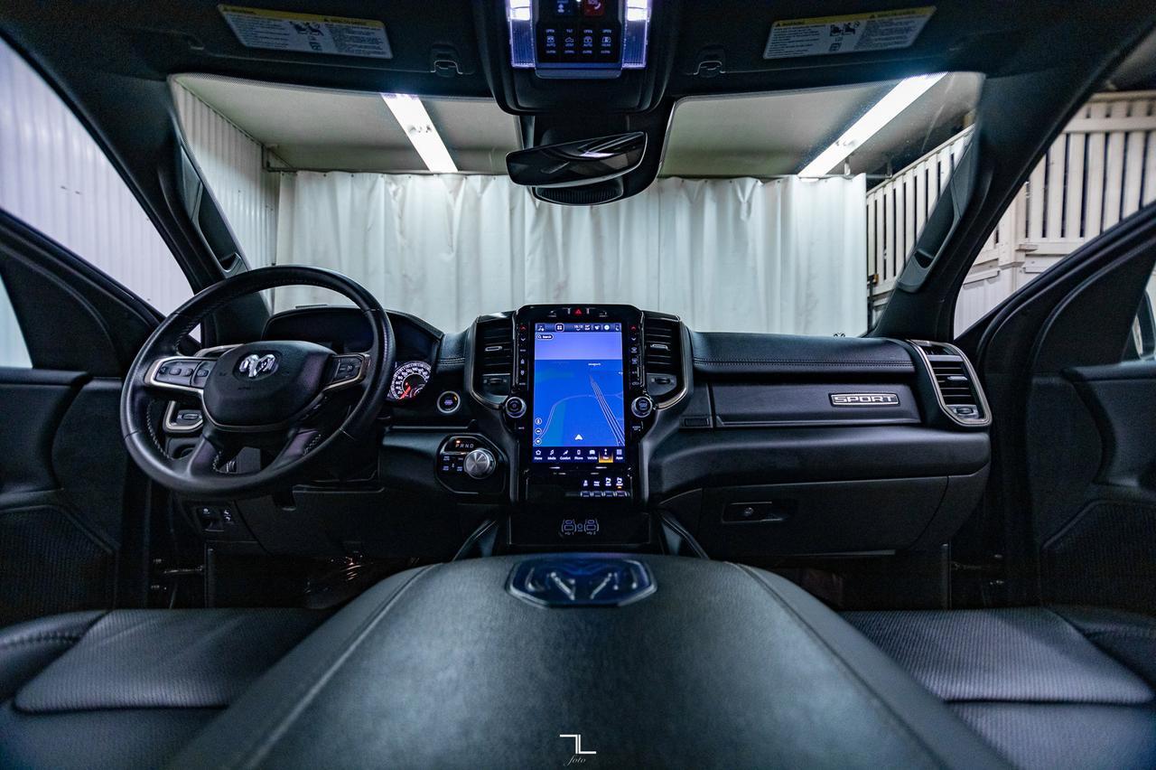 2022 Ram 1500 4x4 Crew Cab Sport Night Edition Leather Roof Nav Red Deer AB