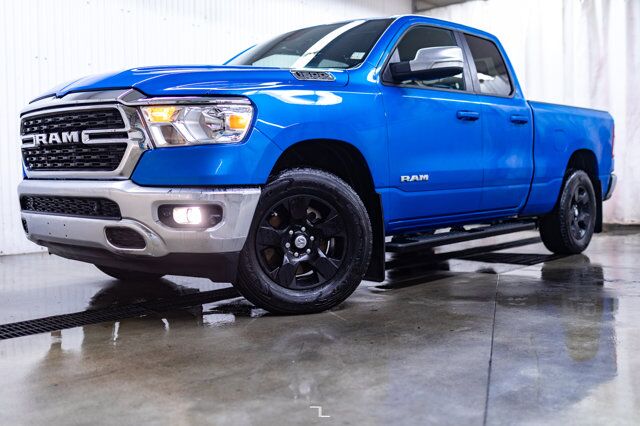 2022 Ram 1500 4x4 Quad Cab Big Horn BCam Red Deer AB