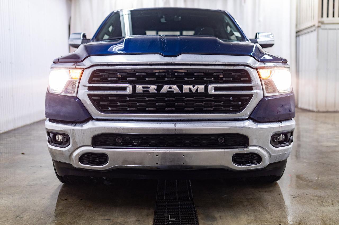 2022 Ram 1500 4x4 Quad Cab Big Horn BCam Red Deer AB