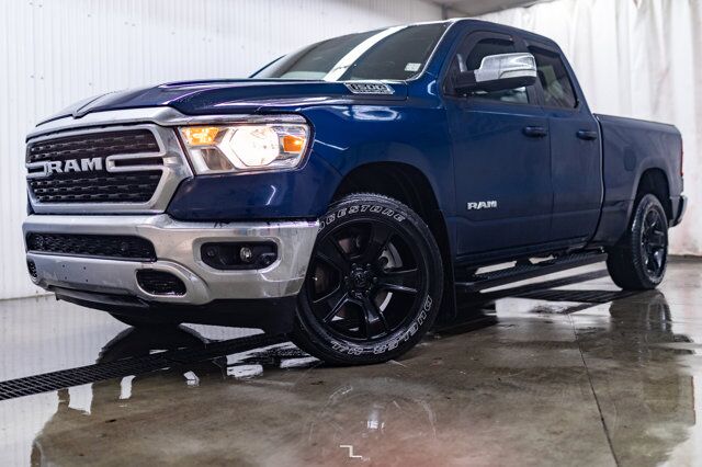 2022 Ram 1500 4x4 Quad Cab Big Horn BCam Red Deer AB