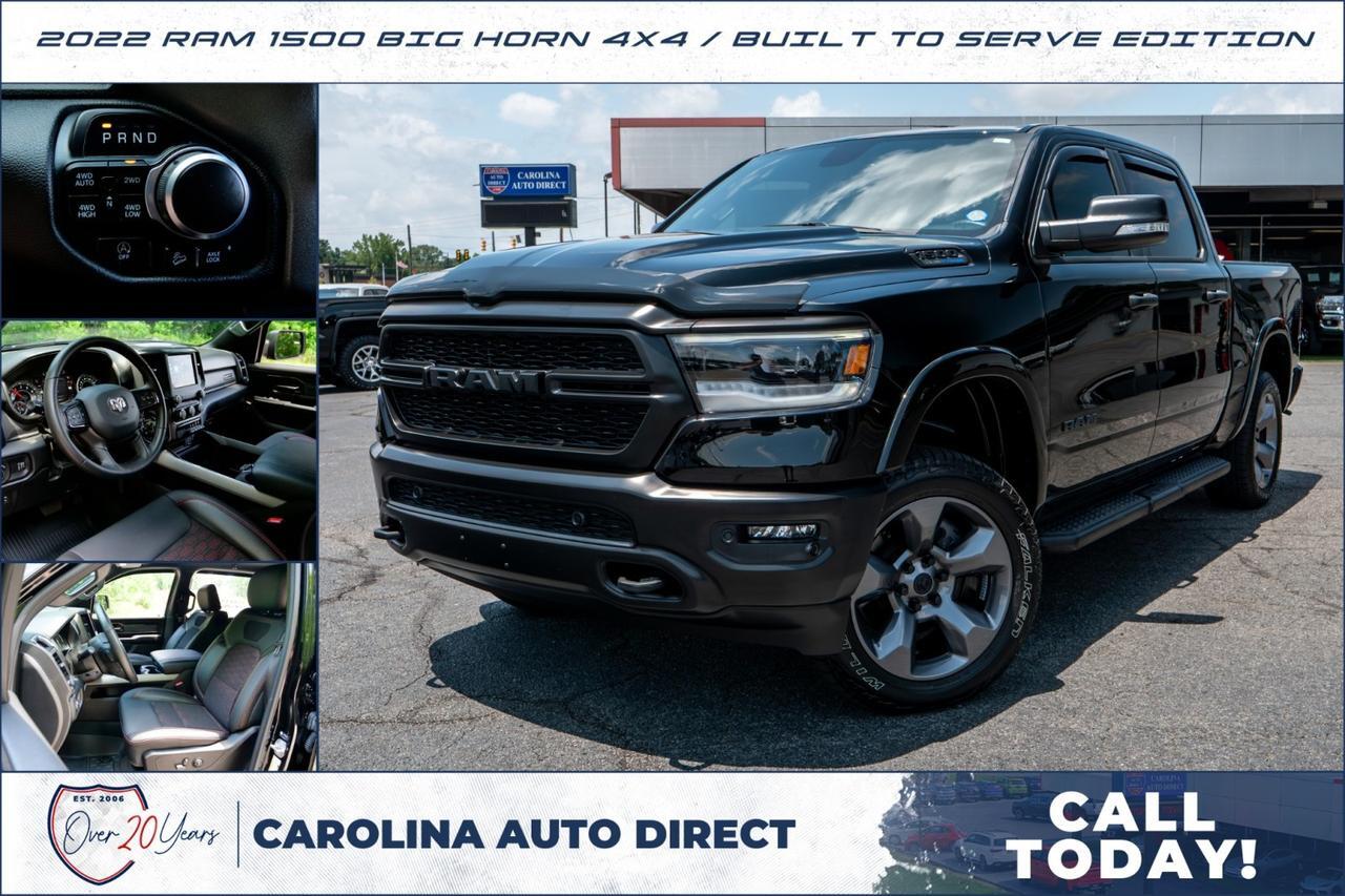 2022 Ram 1500 Big Horn 4X4 / Built To Serve Edition / Level 2 Equipment!