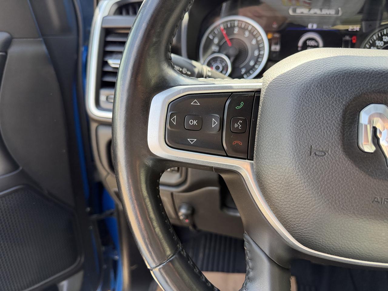 2022 Ram 1500 Big Horn 4x4 | HEMI V8 | Hydro Blue Pearl | Cloth Seats | Alpine Audio | Remote Start | NAV Redwater AB