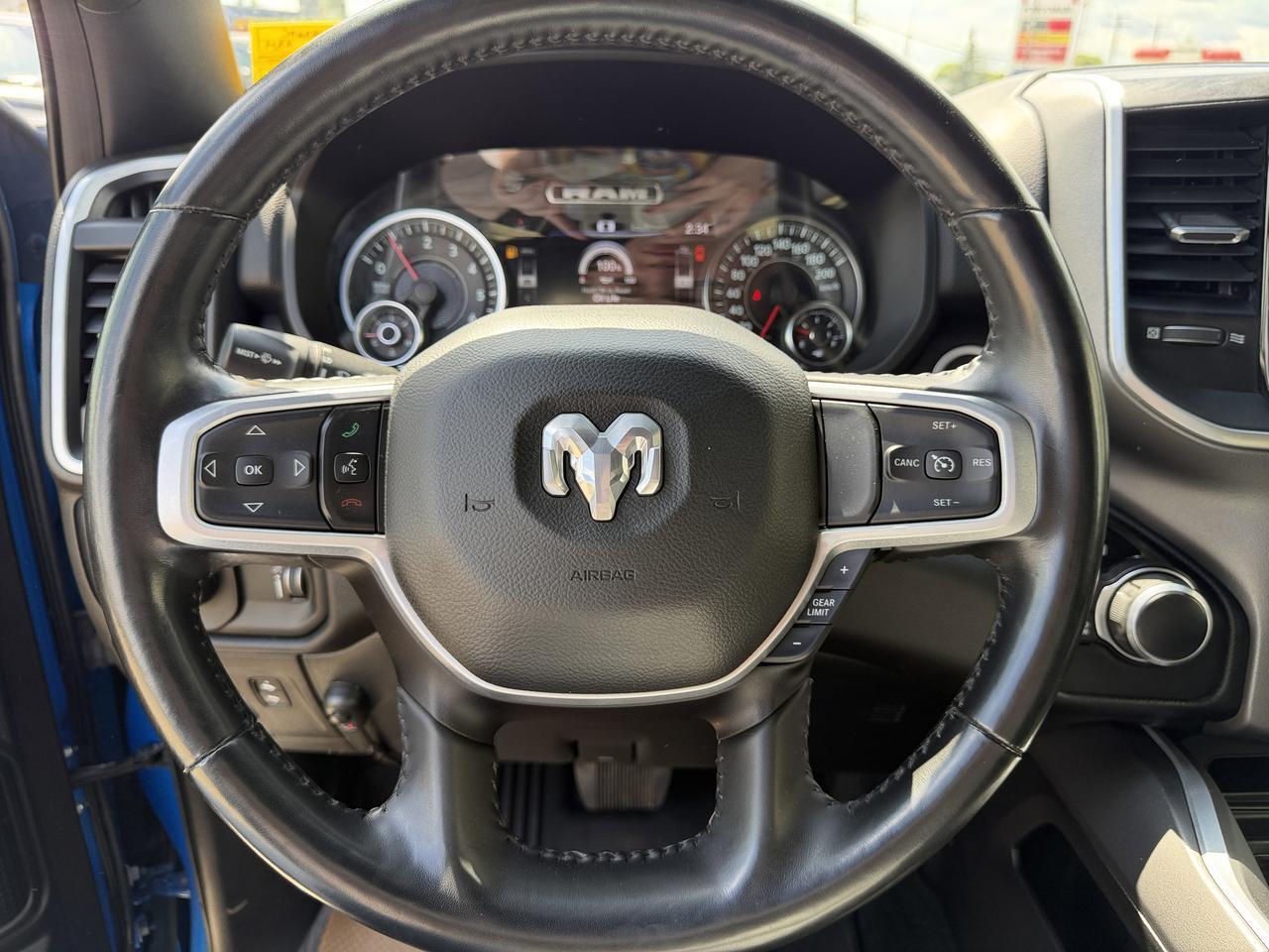2022 Ram 1500 Big Horn 4x4 | HEMI V8 | Hydro Blue Pearl | Cloth Seats | Alpine Audio | Remote Start | NAV Redwater AB