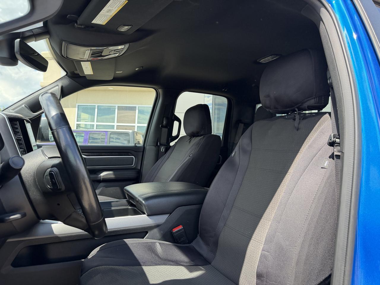2022 Ram 1500 Big Horn 4x4 | HEMI V8 | Hydro Blue Pearl | Cloth Seats | Alpine Audio | Remote Start | NAV Redwater AB