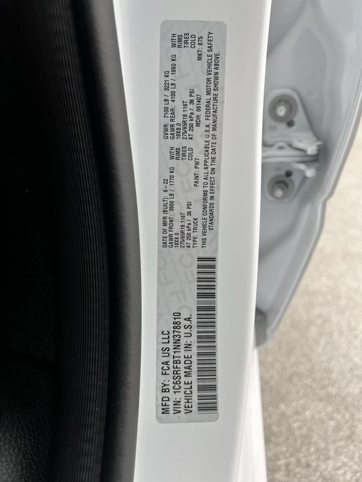 2022 Ram 1500 Big Horn/Lone Star Highlands Ranch CO