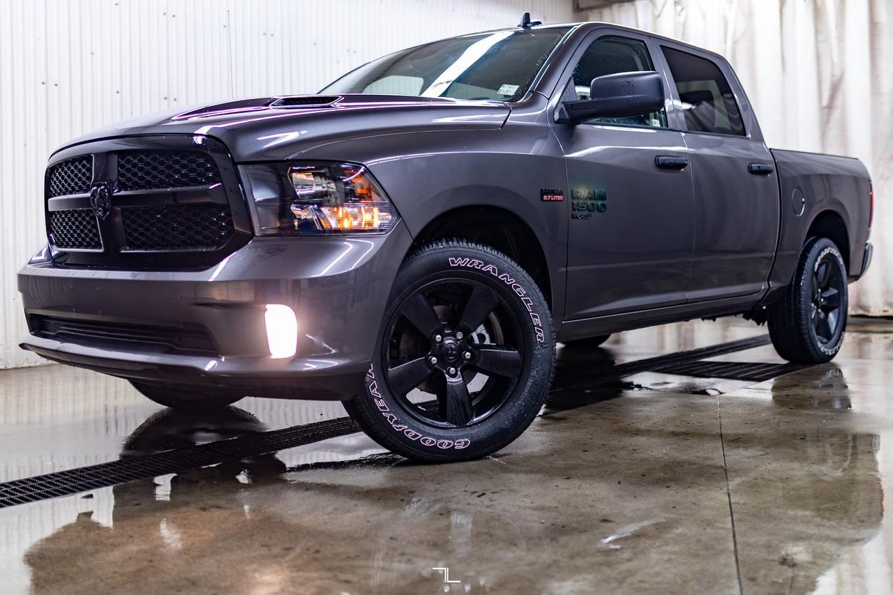 2022 Ram 1500 Classic 4x4 Crew Cab Express Night Edition PSeat BCam Red Deer AB