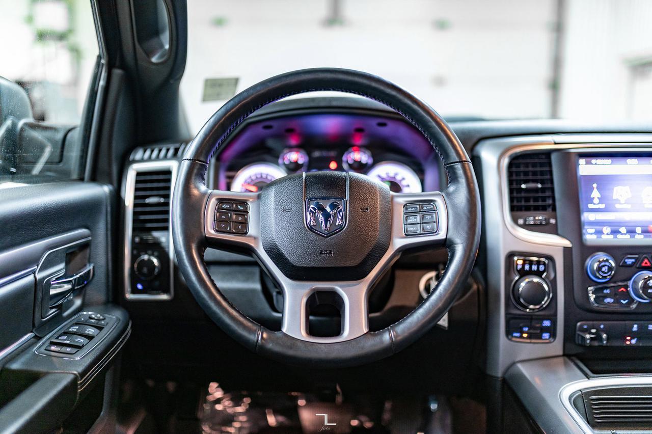 2022 Ram 1500 Classic 4x4 Crew Cab Warlock Leather Nav BCam Red Deer AB