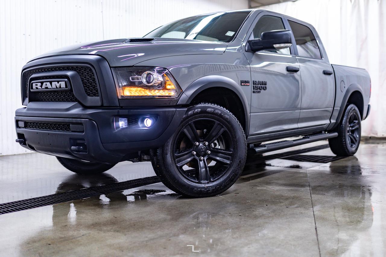 2022 Ram 1500 Classic 4x4 Crew Cab Warlock Leather Nav BCam Red Deer AB