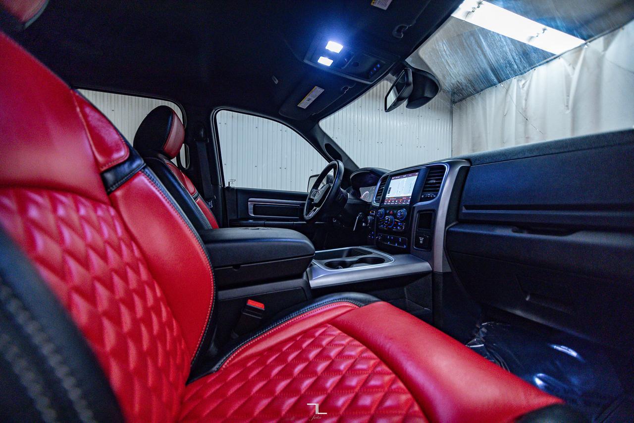 2022 Ram 1500 Classic 4x4 Crew Cab Warlock Leather Nav BCam Red Deer AB