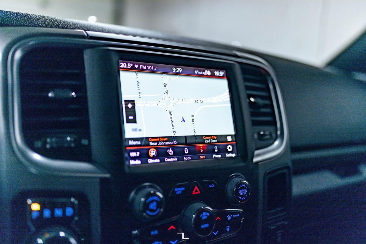 2022 Ram 1500 Classic 4x4 Crew Cab Warlock Leather Nav BCam Red Deer AB