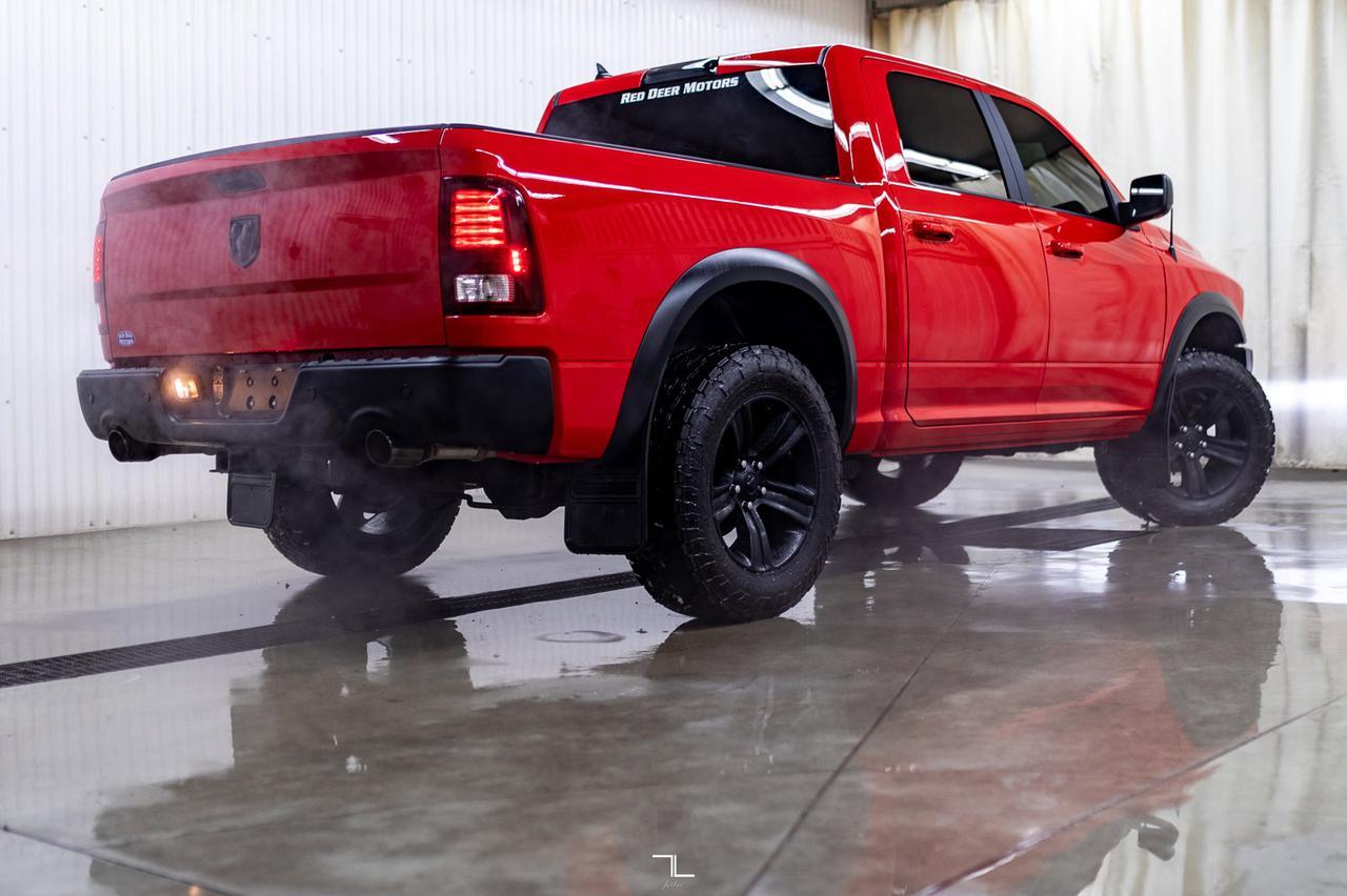 2022 Ram 1500 Classic 4x4 Crew Cab Warlock Nav BCam Red Deer AB