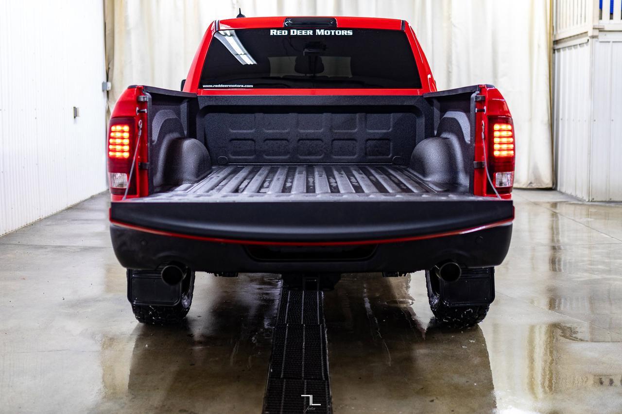 2022 Ram 1500 Classic 4x4 Crew Cab Warlock Nav BCam Red Deer AB