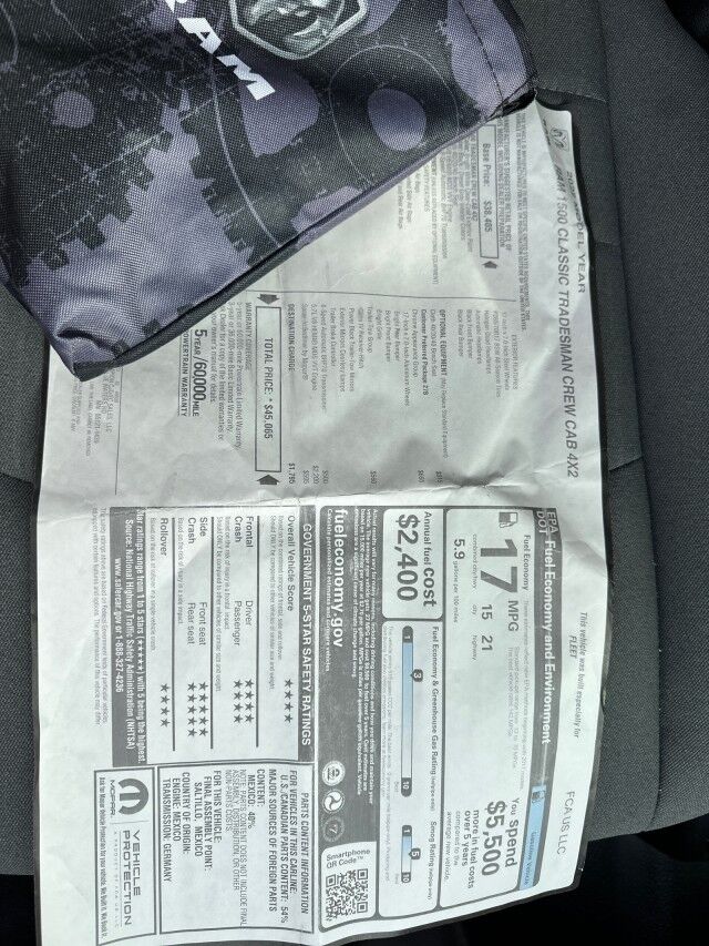 2022 Ram 1500 Classic Crew Cab Tradesman 5.7L Ashland VA