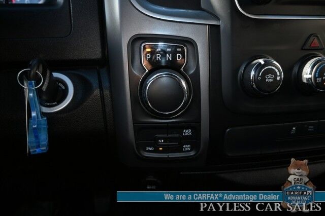 2022 Ram 1500 Classic SLT / 4X4 / Warlock Pkg / Crew Cab / Seats 6 / Power Mirrors, Windows & Locks / Bluetooth / Backup Camera / Cruise Control / Keyless Entry / Aluminum Wheels / Block Heater / 23 MPG / 1-Owner Anchorage AK