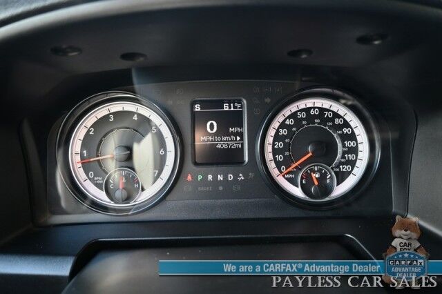 2022 Ram 1500 Classic SLT / 4X4 / Warlock Pkg / Crew Cab / Seats 6 / Power Mirrors, Windows & Locks / Bluetooth / Backup Camera / Cruise Control / Keyless Entry / Aluminum Wheels / Block Heater / 23 MPG / 1-Owner Anchorage AK
