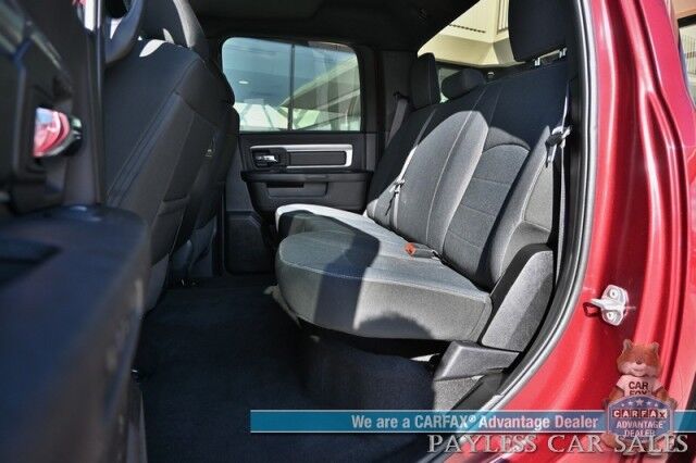 2022 Ram 1500 Classic SLT / 4X4 / Warlock Pkg / Crew Cab / Seats 6 / Power Mirrors, Windows & Locks / Bluetooth / Backup Camera / Cruise Control / Keyless Entry / Aluminum Wheels / Block Heater / 23 MPG / 1-Owner Anchorage AK