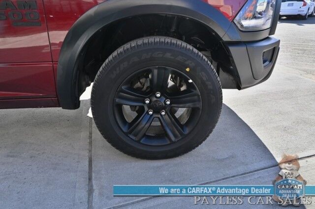 2022 Ram 1500 Classic SLT / 4X4 / Warlock Pkg / Crew Cab / Seats 6 / Power Mirrors, Windows & Locks / Bluetooth / Backup Camera / Cruise Control / Keyless Entry / Aluminum Wheels / Block Heater / 23 MPG / 1-Owner Anchorage AK