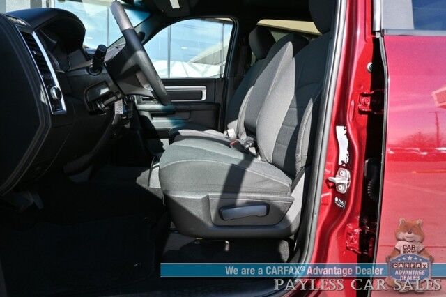 2022 Ram 1500 Classic SLT / 4X4 / Warlock Pkg / Crew Cab / Seats 6 / Power Mirrors, Windows & Locks / Bluetooth / Backup Camera / Cruise Control / Keyless Entry / Aluminum Wheels / Block Heater / 23 MPG / 1-Owner Anchorage AK