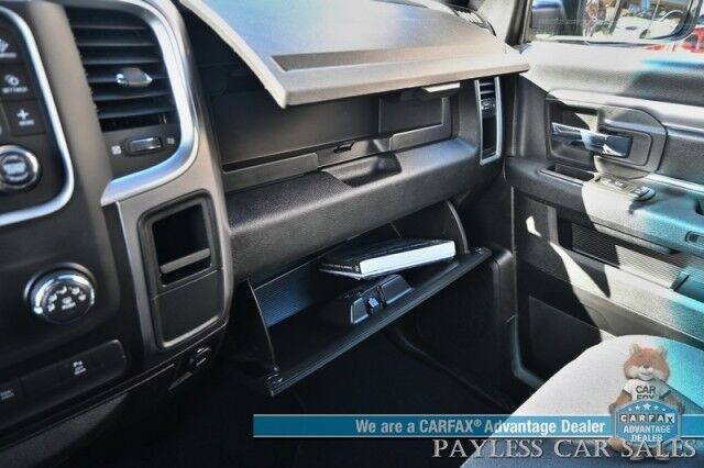 2022 Ram 1500 Classic SLT / 4X4 / Warlock Pkg / Crew Cab / Seats 6 / Power Mirrors, Windows & Locks / Bluetooth / Backup Camera / Cruise Control / Keyless Entry / Aluminum Wheels / Block Heater / 23 MPG / 1-Owner Anchorage AK