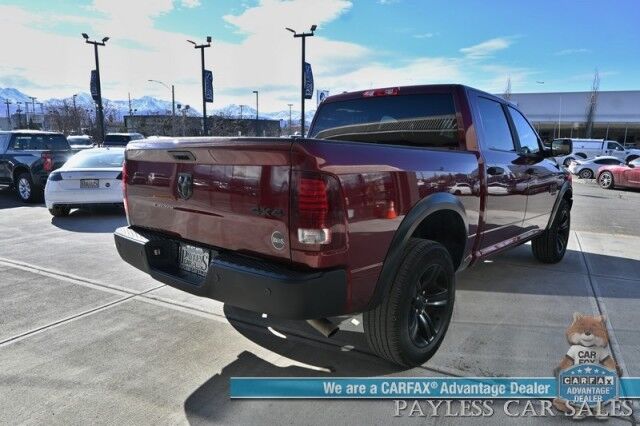 2022 Ram 1500 Classic SLT / 4X4 / Warlock Pkg / Crew Cab / Seats 6 / Power Mirrors, Windows & Locks / Bluetooth / Backup Camera / Cruise Control / Keyless Entry / Aluminum Wheels / Block Heater / 23 MPG / 1-Owner Anchorage AK