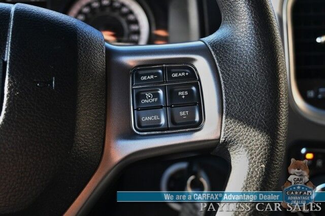 2022 Ram 1500 Classic SLT / 4X4 / Warlock Pkg / Crew Cab / Seats 6 / Power Mirrors, Windows & Locks / Bluetooth / Backup Camera / Cruise Control / Keyless Entry / Aluminum Wheels / Block Heater / 23 MPG / 1-Owner Anchorage AK
