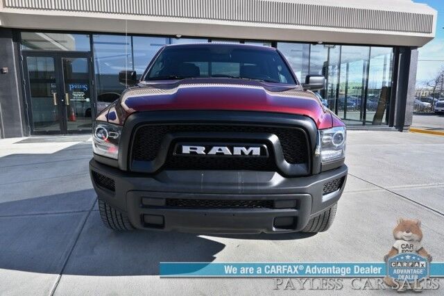 2022 Ram 1500 Classic SLT / 4X4 / Warlock Pkg / Crew Cab / Seats 6 / Power Mirrors, Windows & Locks / Bluetooth / Backup Camera / Cruise Control / Keyless Entry / Aluminum Wheels / Block Heater / 23 MPG / 1-Owner Anchorage AK