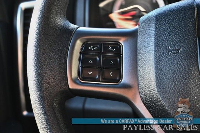 2022 Ram 1500 Classic SLT / 4X4 / Warlock Pkg / Crew Cab / Seats 6 / Power Mirrors, Windows & Locks / Bluetooth / Backup Camera / Cruise Control / Keyless Entry / Aluminum Wheels / Block Heater / 23 MPG / 1-Owner Anchorage AK