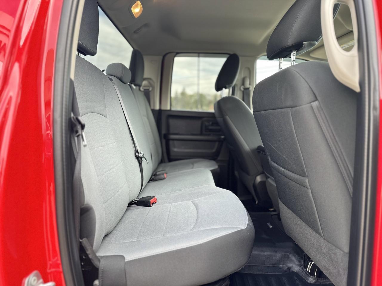 2022 Ram 1500 Classic Tradesman Quad Cab 4x4 | McRig Ready Ram | Low KMs | V8 HEMI | Heated Seats | Sport Hood Redwater AB