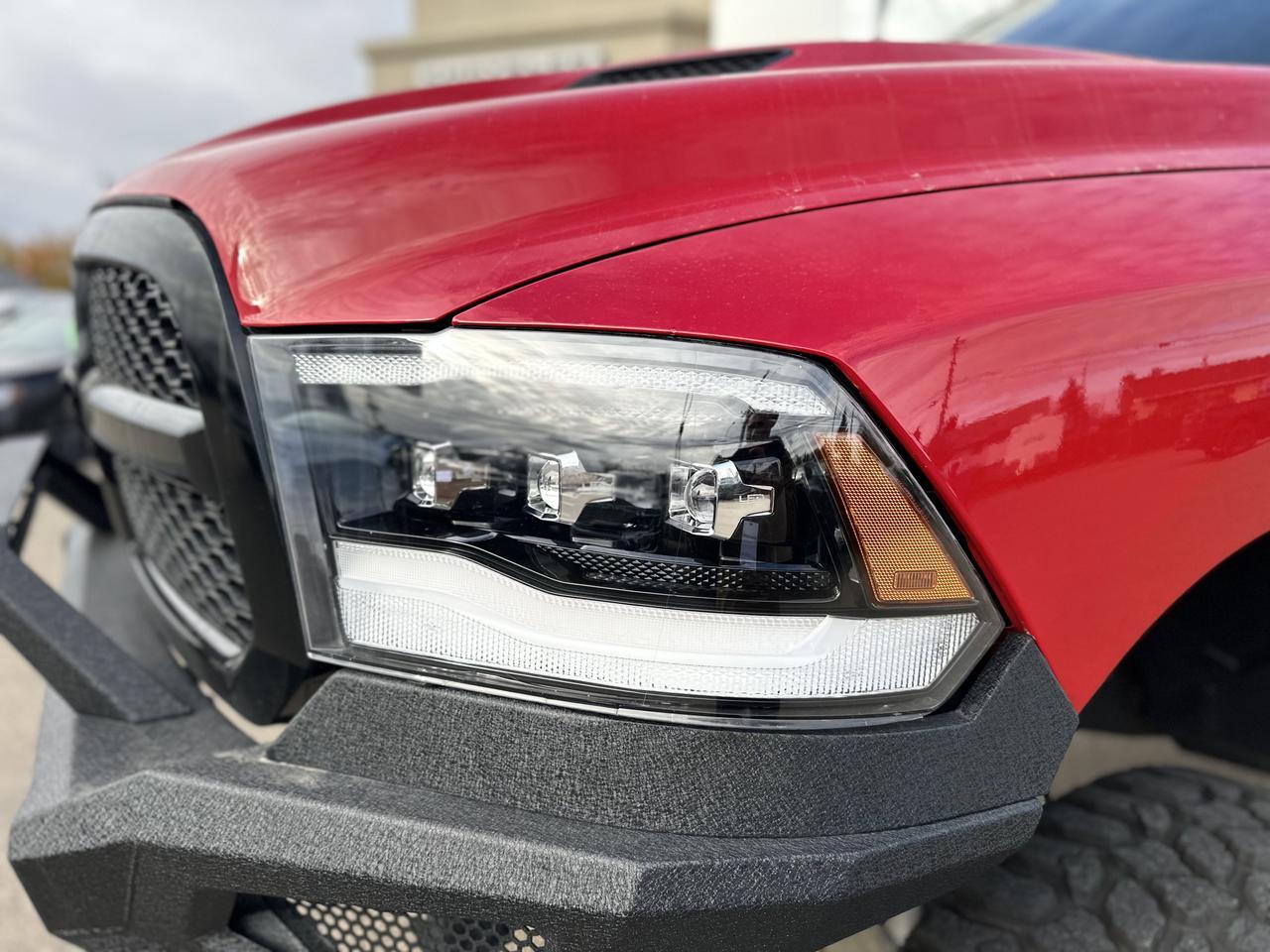 2022 Ram 1500 Classic Tradesman Quad Cab 4x4 | McRig Ready Ram | Low KMs | V8 HEMI | Heated Seats | Sport Hood Redwater AB