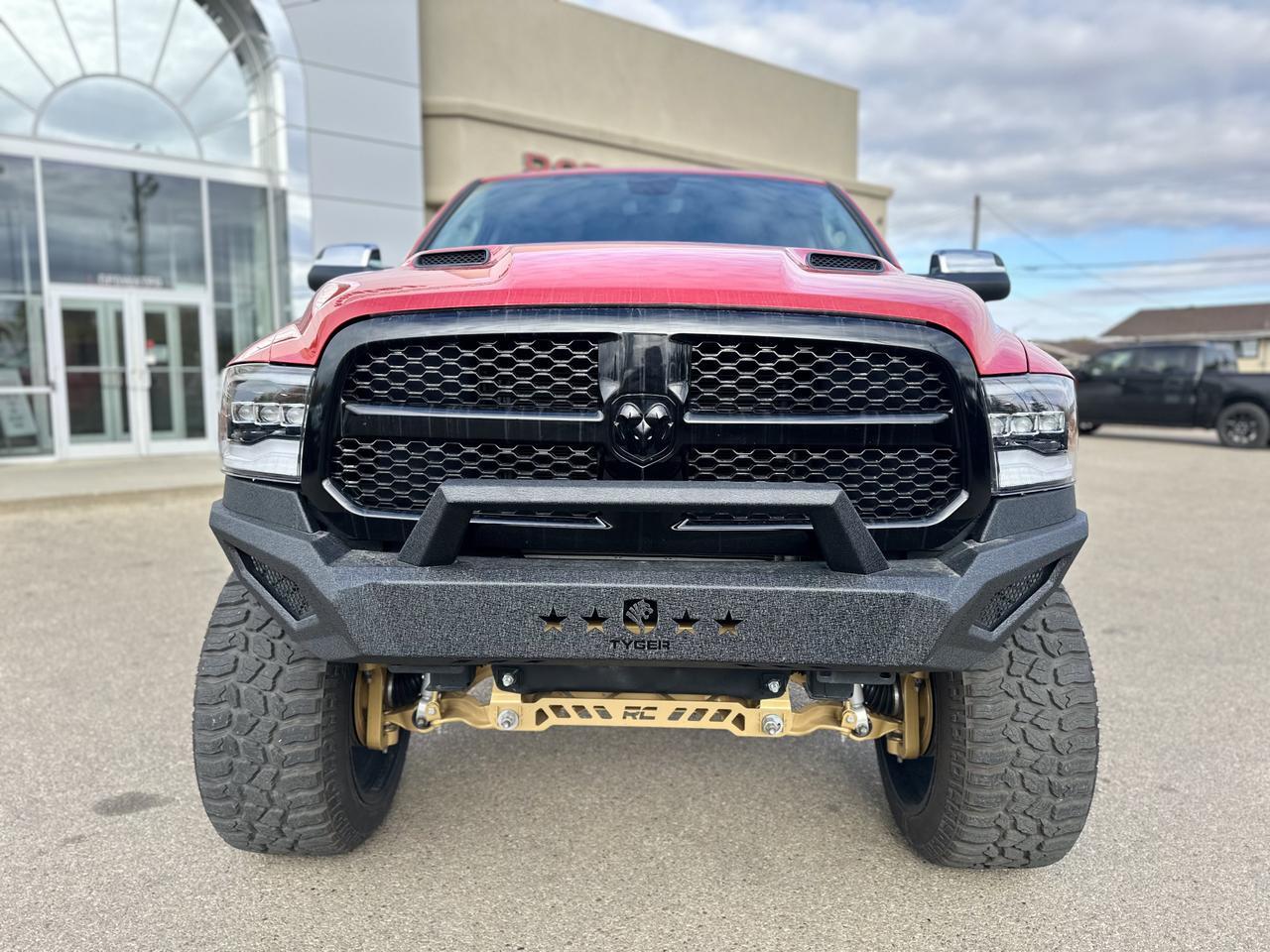 2022 Ram 1500 Classic Tradesman Quad Cab 4x4 | McRig Ready Ram | Low KMs | V8 HEMI | Heated Seats | Sport Hood Redwater AB