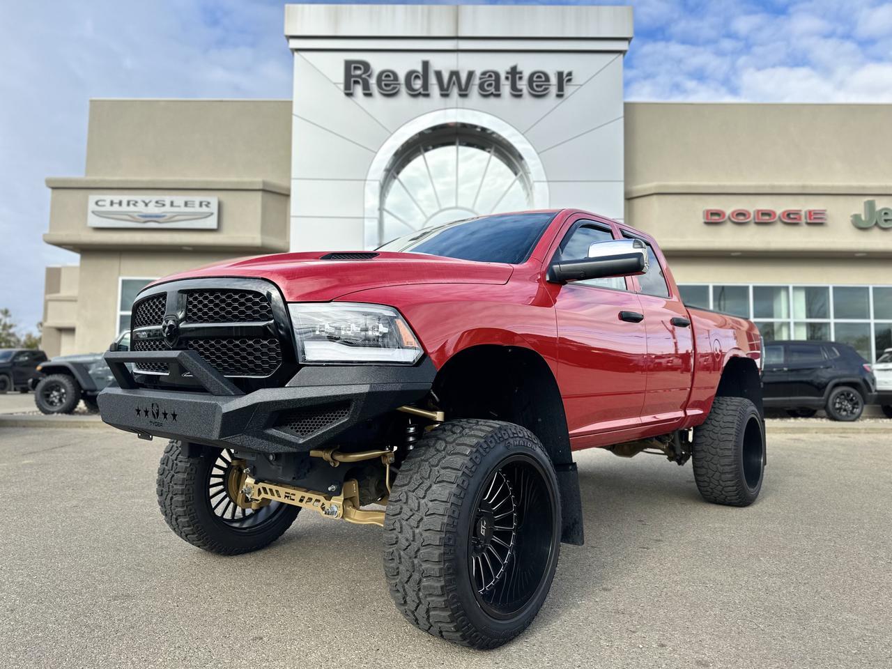 2022 Ram 1500 Classic Tradesman Quad Cab 4x4 | McRig Ready Ram | Low KMs | V8 HEMI | Heated Seats | Sport Hood