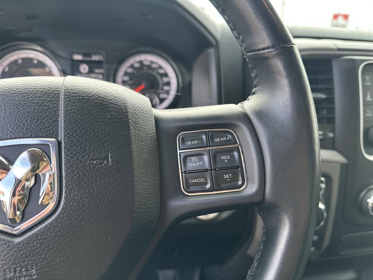 2022 Ram 1500 Classic Tradesman Quad Cab 4x4 | McRig Ready Ram | Low KMs | V8 HEMI | Heated Seats | Sport Hood Redwater AB