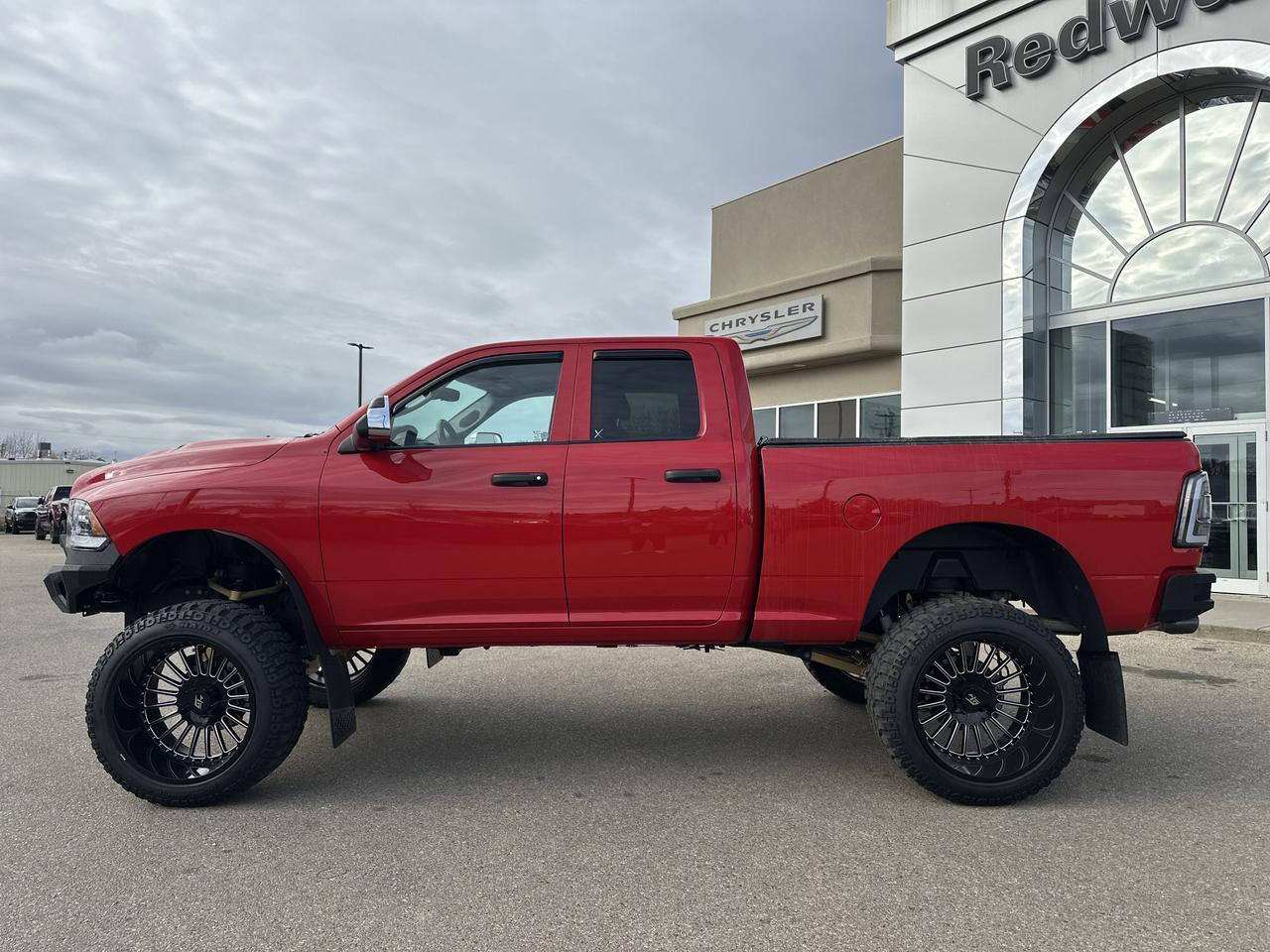 2022 Ram 1500 Classic Tradesman Quad Cab 4x4 | McRig Ready Ram | Low KMs | V8 HEMI | Heated Seats | Sport Hood Redwater AB
