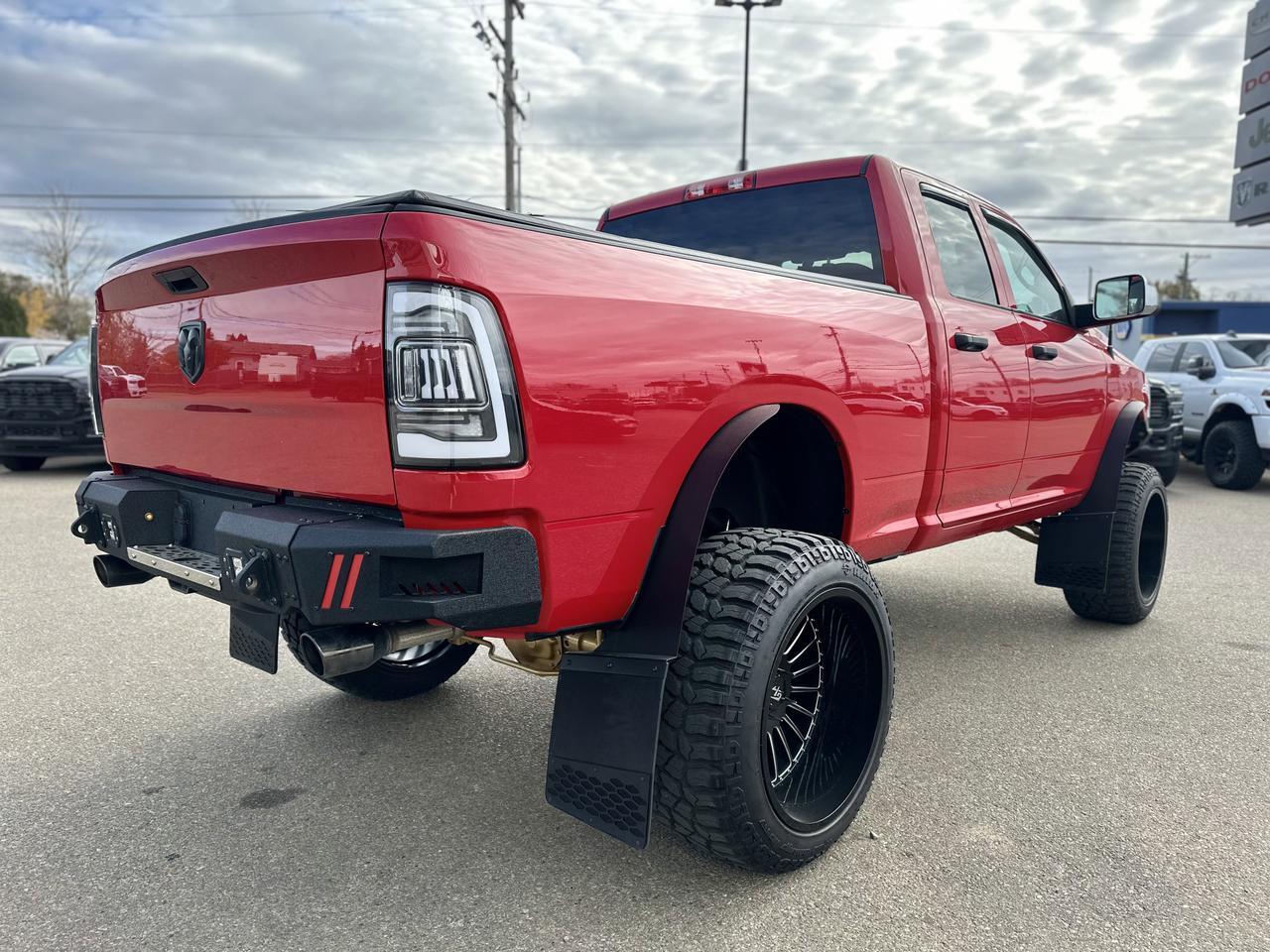 2022 Ram 1500 Classic Tradesman Quad Cab 4x4 | McRig Ready Ram | Low KMs | V8 HEMI | Heated Seats | Sport Hood Redwater AB