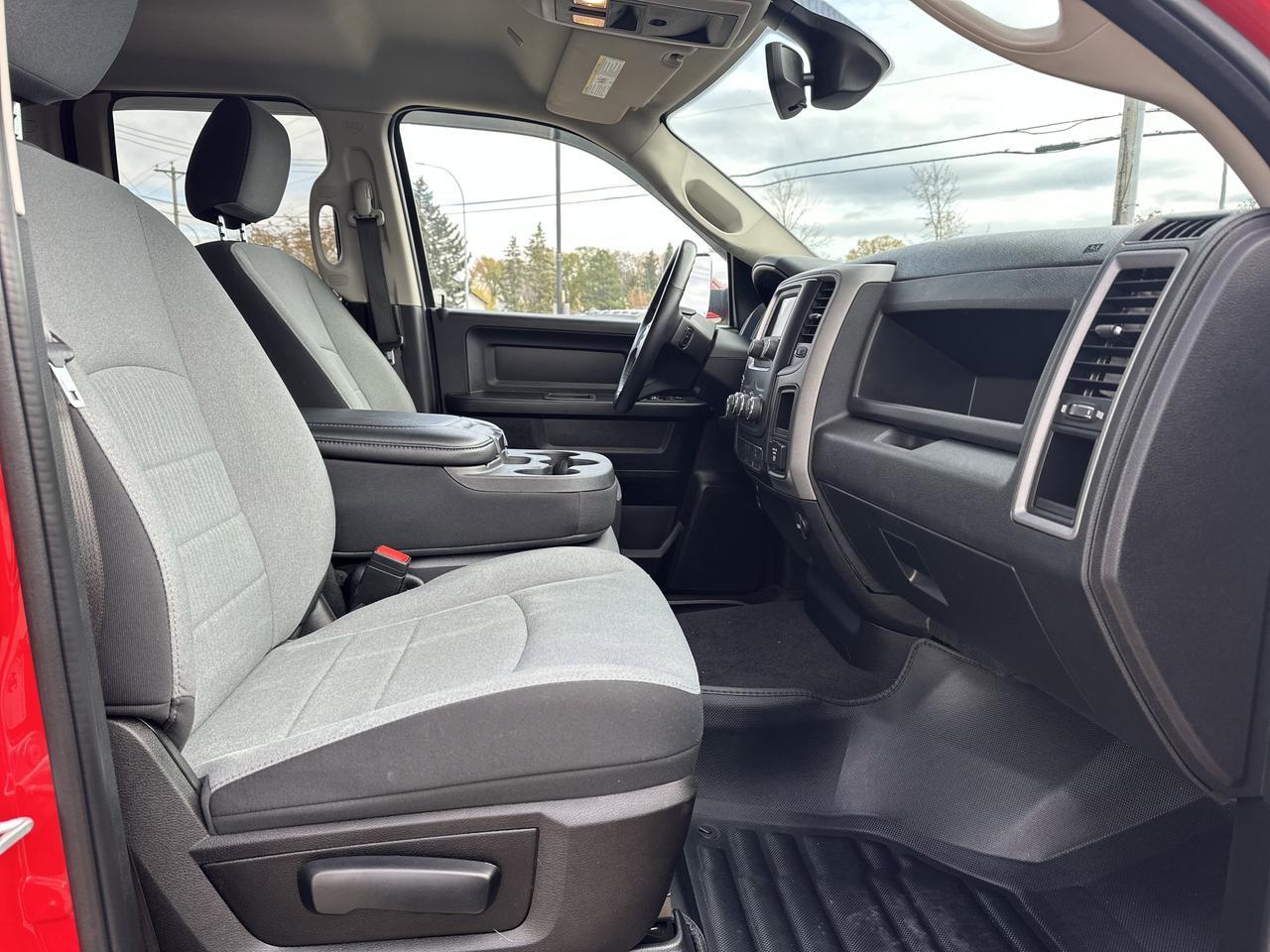 2022 Ram 1500 Classic Tradesman Quad Cab 4x4 | McRig Ready Ram | Low KMs | V8 HEMI | Heated Seats | Sport Hood Redwater AB
