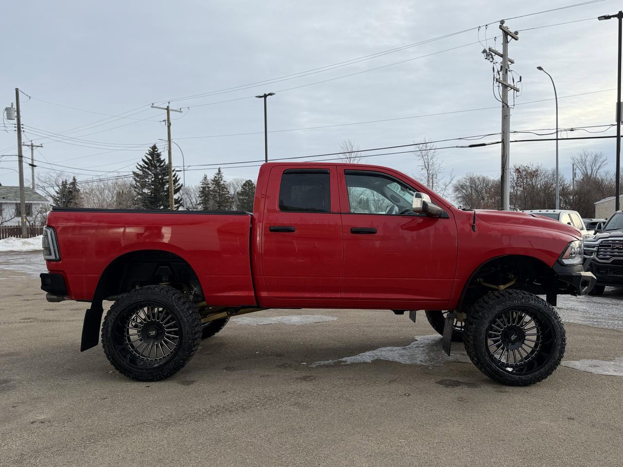 2022 Ram 1500 Classic Tradesman Quad Cab 4x4 | Rig Ready McRam | Low KMs | V8 HEMI | Heated Seats | Sport Hood Redwater AB