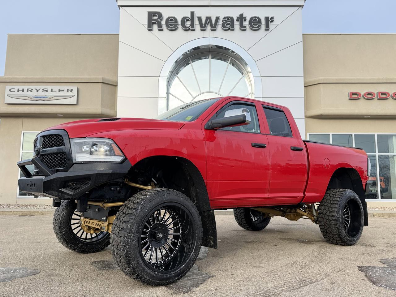 2022 Ram 1500 Classic Tradesman Quad Cab 4x4 | Rig Ready McRam | Low KMs | V8 HEMI | Heated Seats | Sport Hood