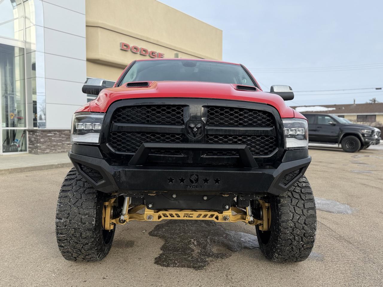 2022 Ram 1500 Classic Tradesman Quad Cab 4x4 | Rig Ready McRam | Low KMs | V8 HEMI | Heated Seats | Sport Hood Redwater AB