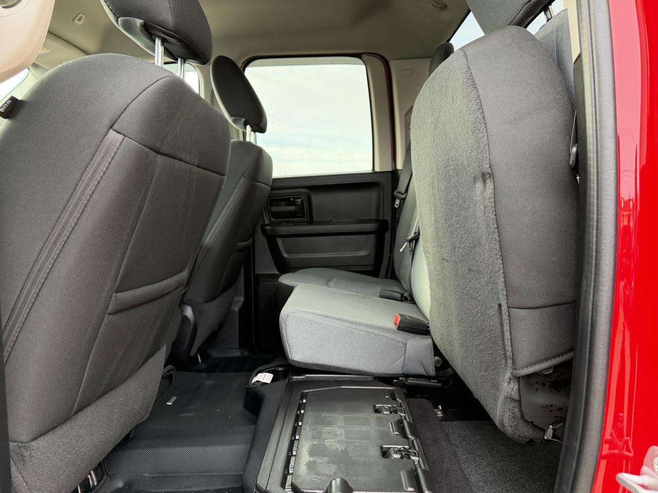 2022 Ram 1500 Classic Tradesman Quad Cab 4x4 | Rig Ready McRam | Low KMs | V8 HEMI | Heated Seats | Sport Hood Redwater AB