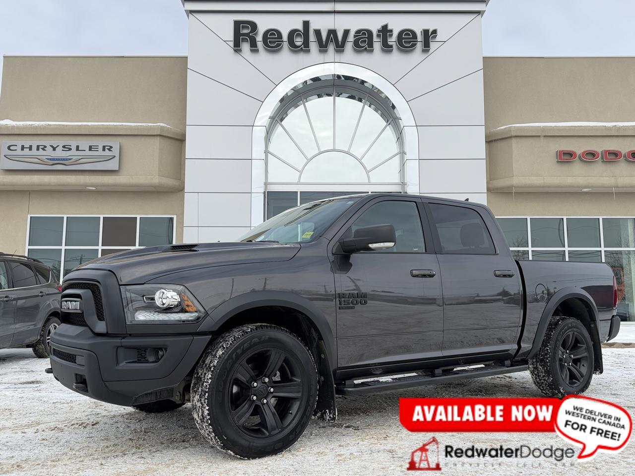 2022 Ram 1500 Classic Warlock Crew Cab 4x4 | Low KMs | V6 | Heated Seats | NAV | Backup Camera