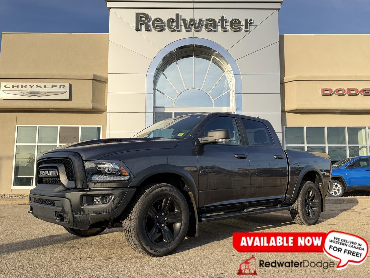 2022 Ram 1500 Classic Warlock Crew Cab 4x4 | Low KMs | V6 | Heated Seats | NAV | Backup Camera